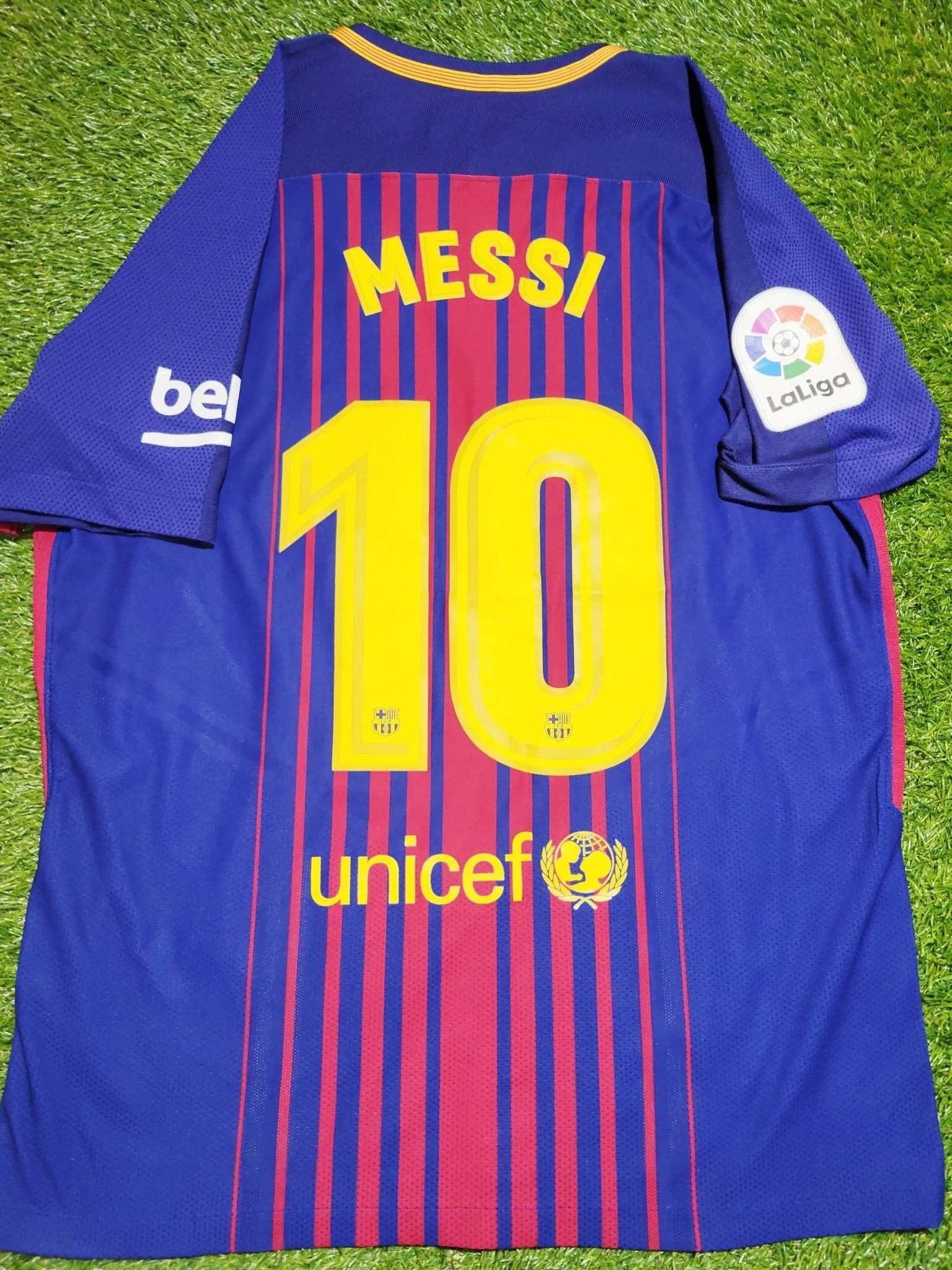 Messi Barcelona Aeroswift 2017 2018 Home PLAYER ISSUE Jersey Shirt XL SKU# 847190-457