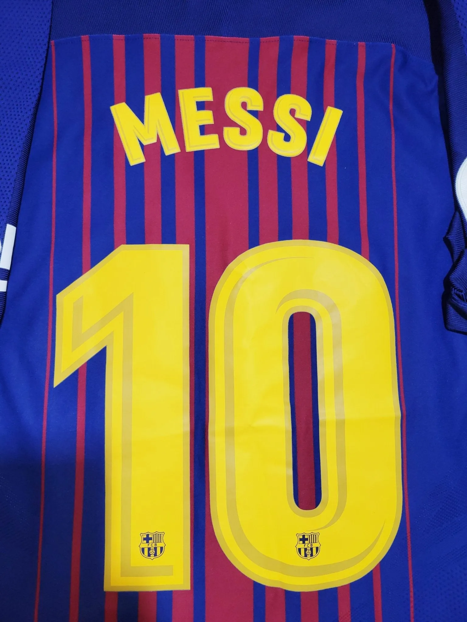 Messi Barcelona Aeroswift 2017 2018 Home PLAYER ISSUE Jersey Shirt XL SKU# 847190-457