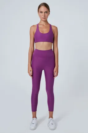 Mila 7/8 Length Leggings | Recycled Nylon | Plum