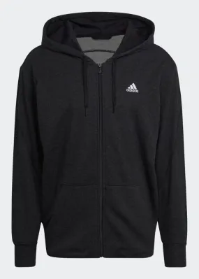 MÉLANGE FULL-ZIP HOODED SWEATSHIRT