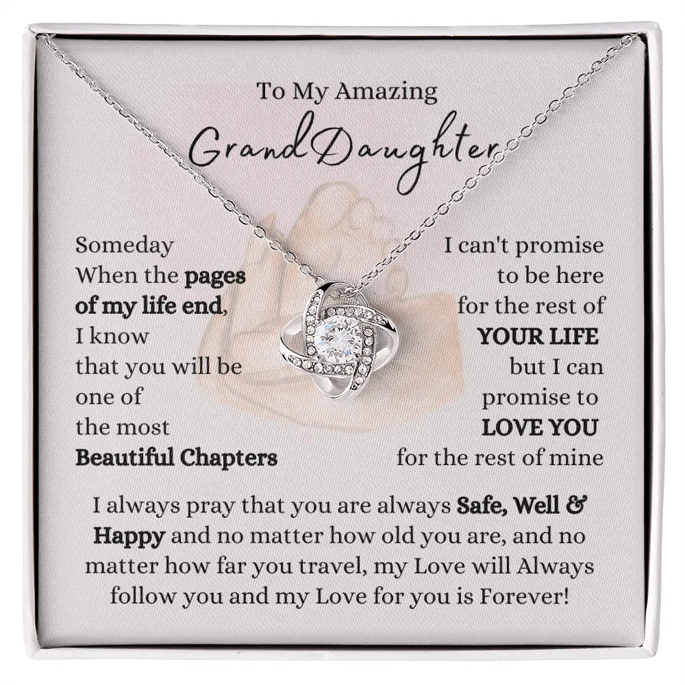 My Grand Daughter - Love You Forever - Limited Quantity Design [ROW]