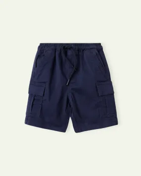 Navy Blue Cargo Shorts