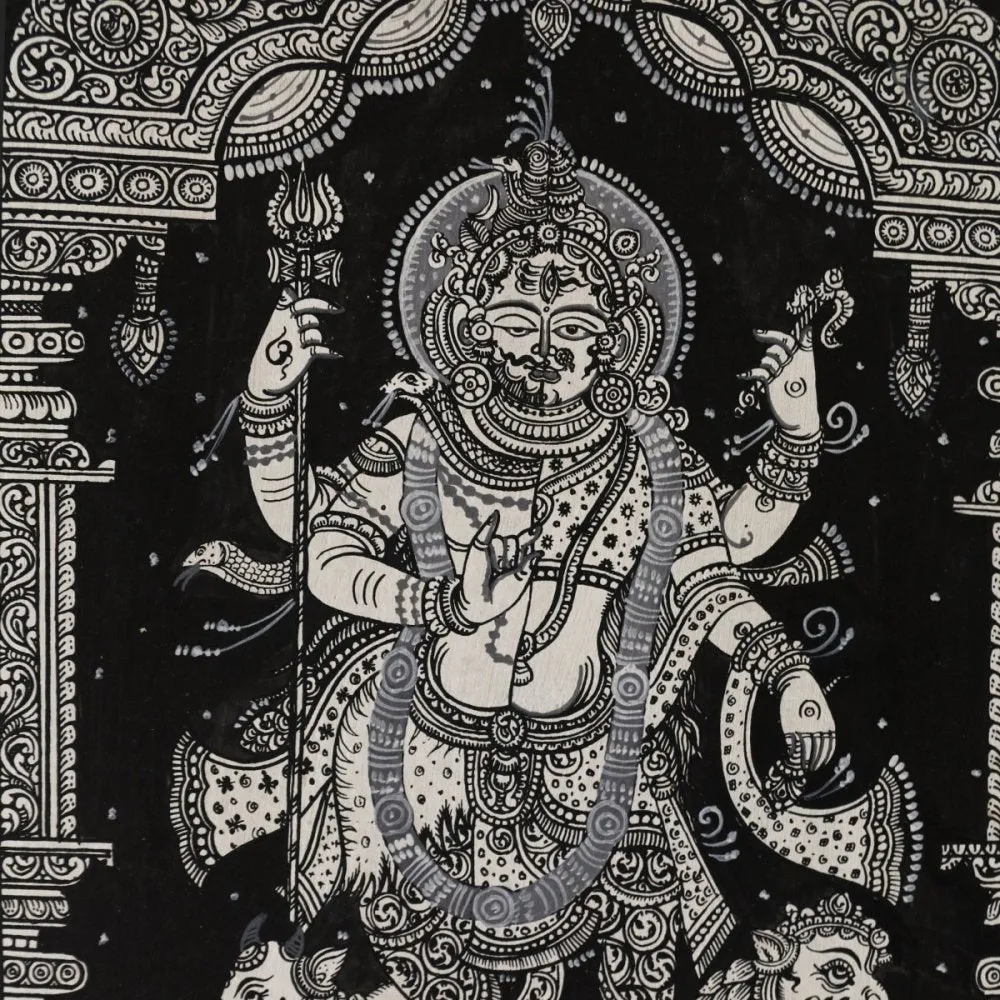 Pattachitra Ardhanarishwar Painting