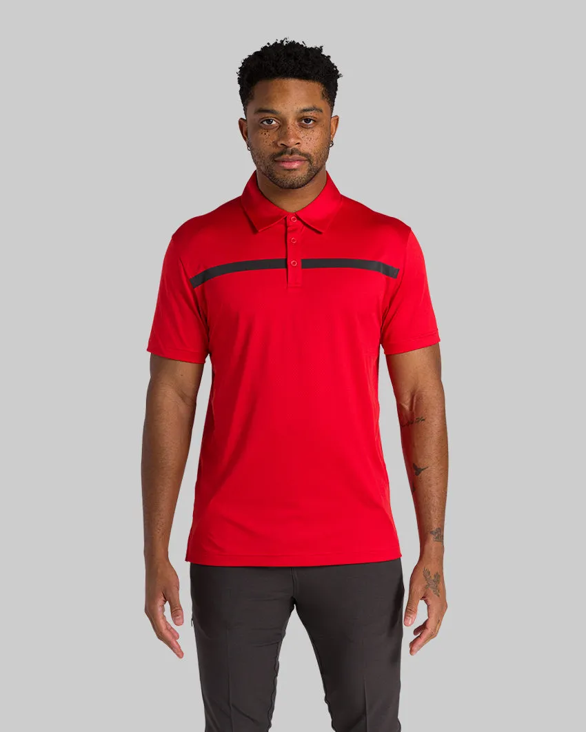 Performance  Stripe Polo