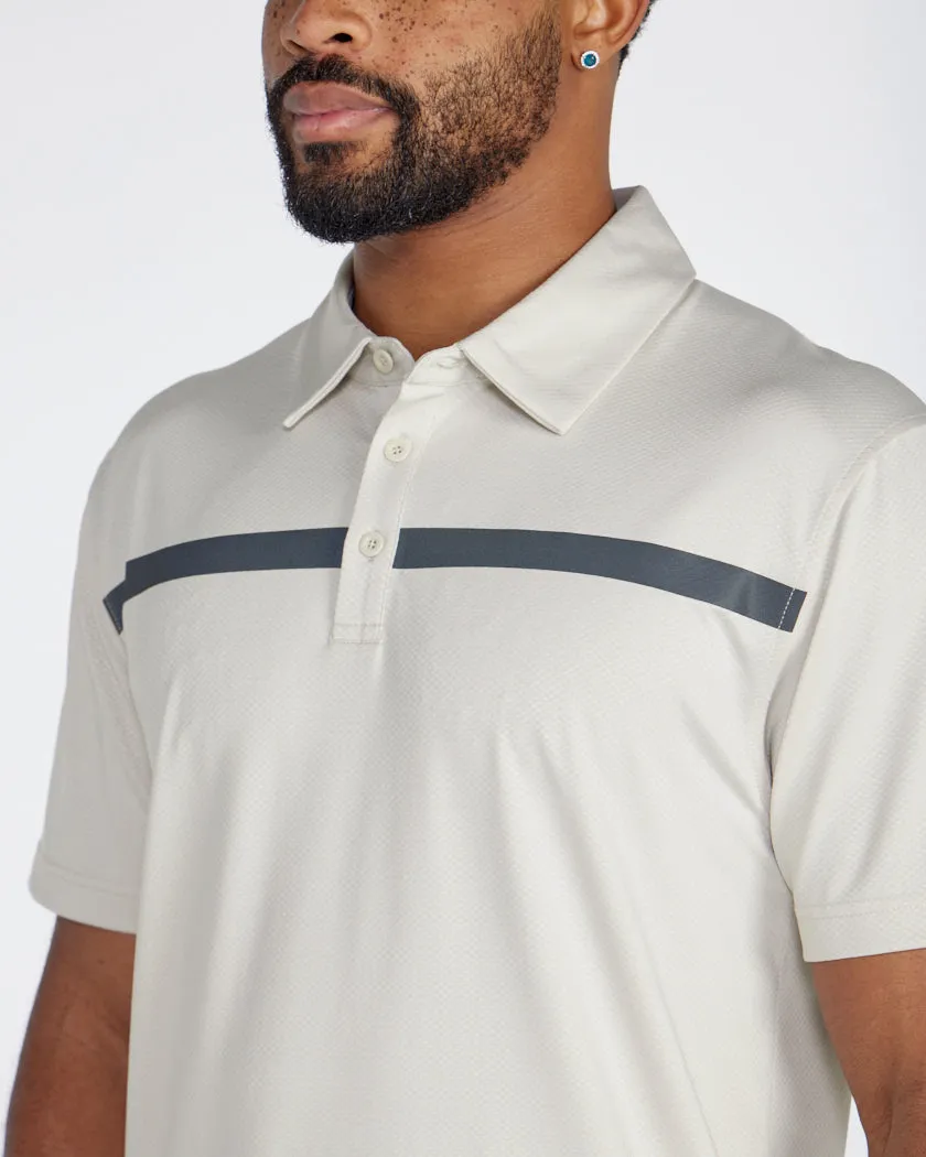 Performance  Stripe Polo