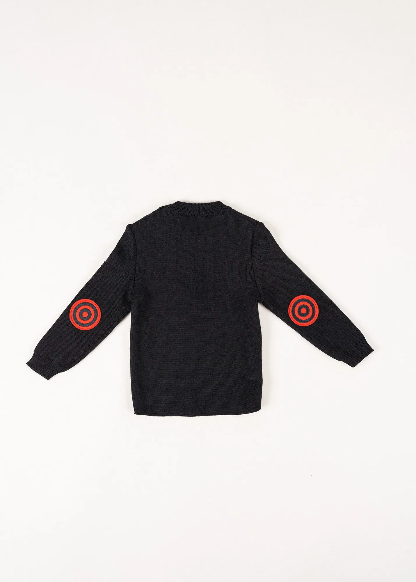 Plain sailor jumper with elbow patches for kids - SAINT JAMES x Comédie Française (NAVY)