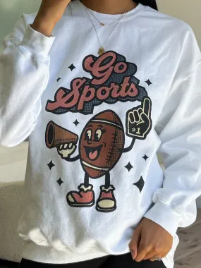 "Go Sports" Graphic Sweatshirt |  Plus Available | PRE-ORDER