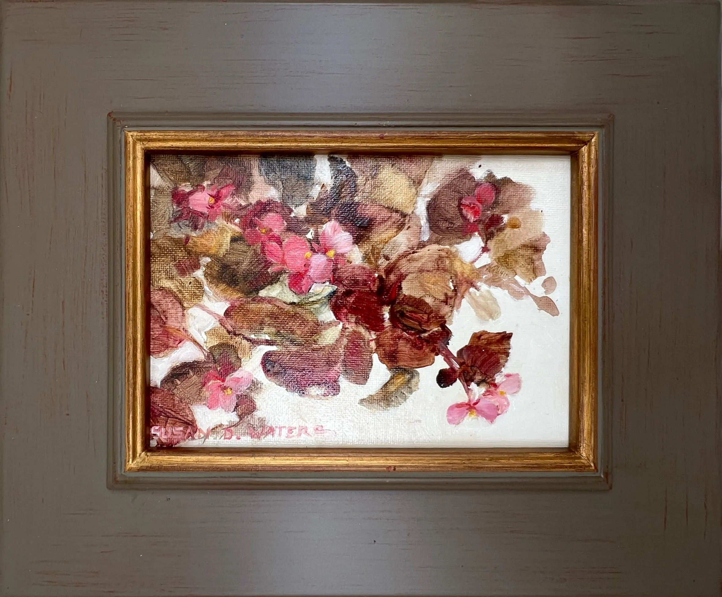 "Wax Begonias 2" by Susan D. Waters