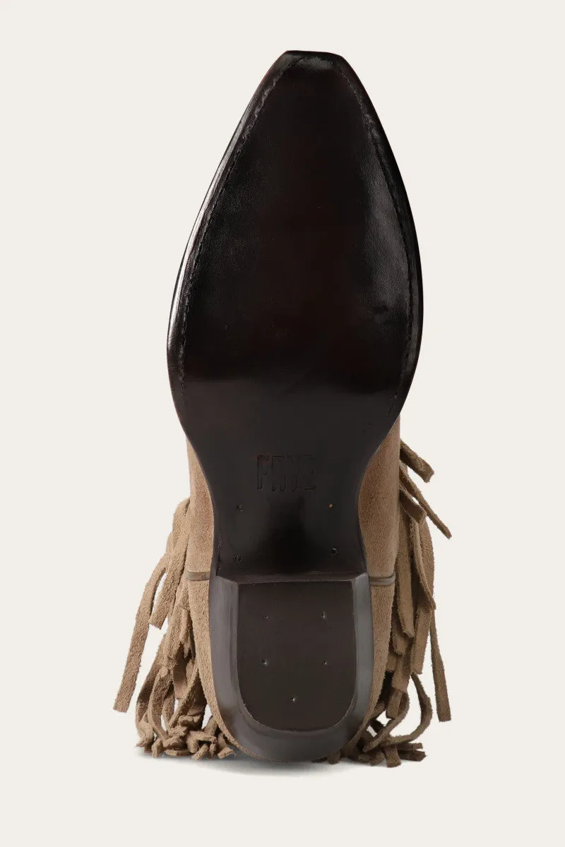 Sacha Short Fringe Bootie