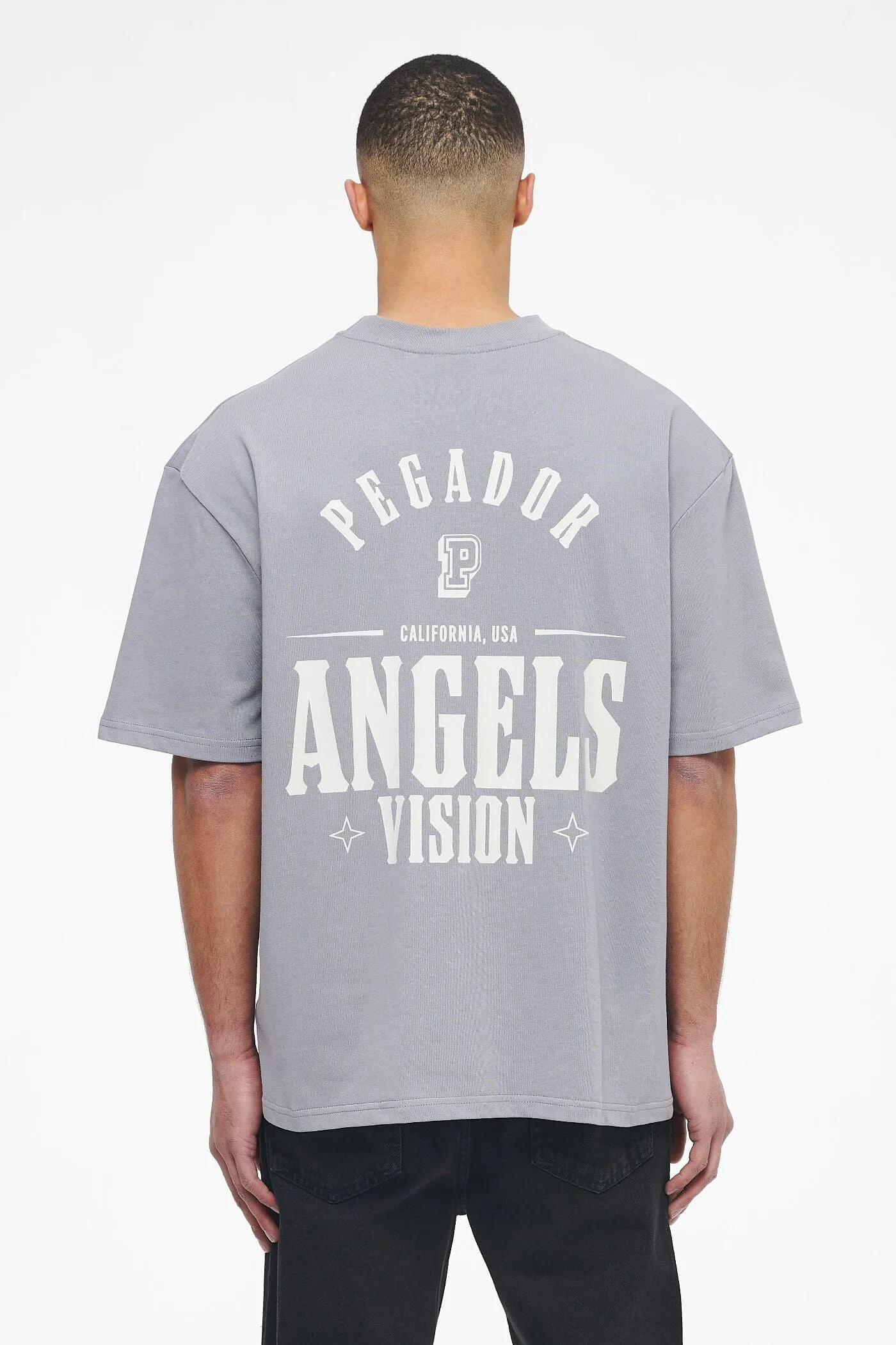 Salal Oversized Tee Vintage Washed Dusk Grey