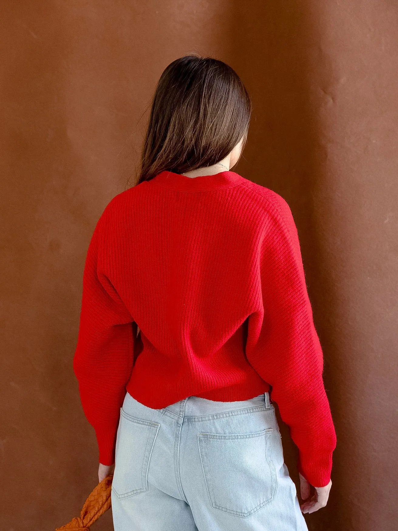 Scarlet Red Cardigan