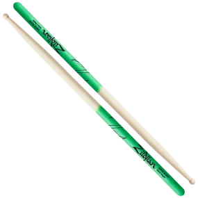 Super 7A Maple Green DIP Drumsticks