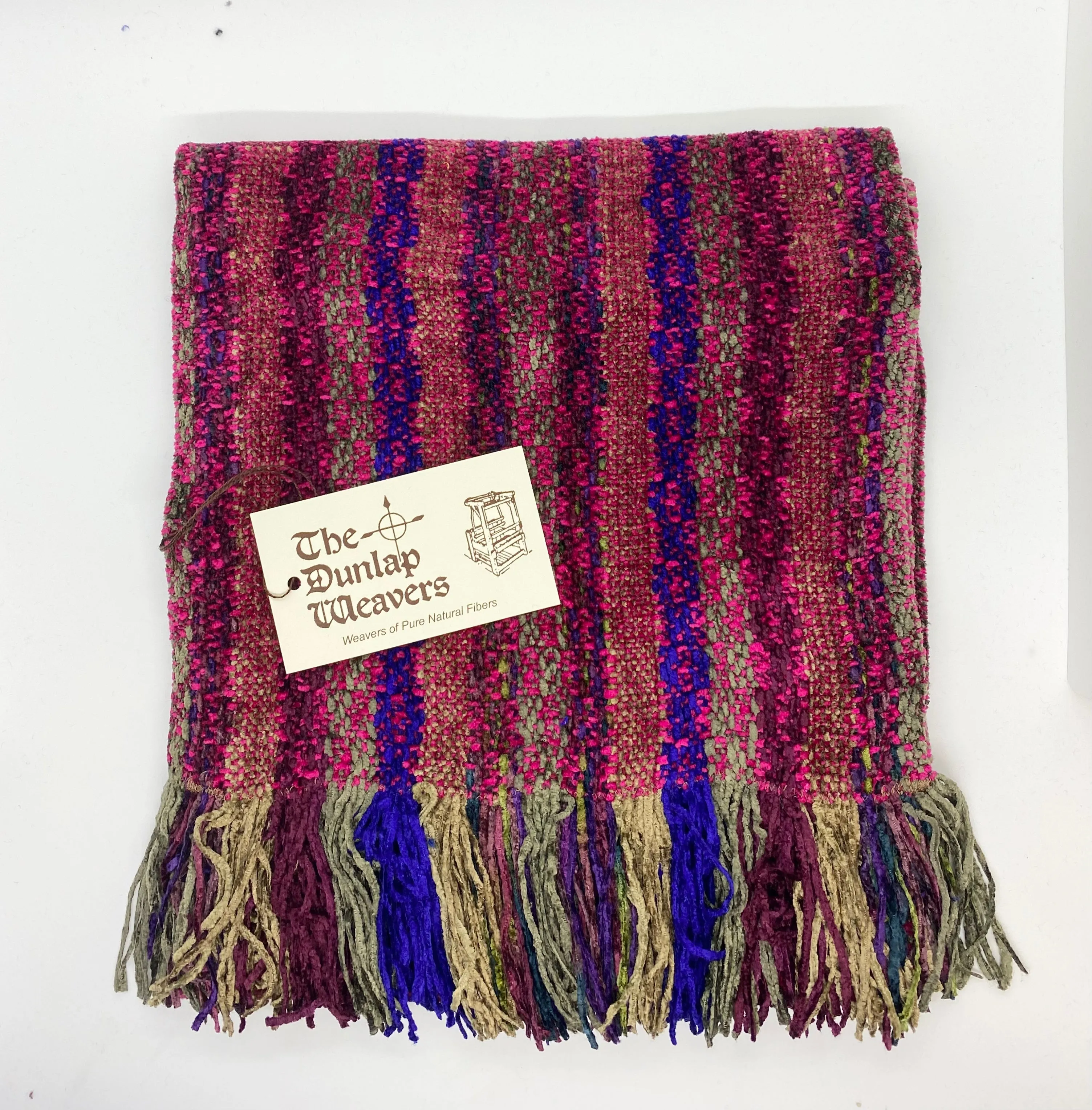 The Dunlap Weavers scarf, 1486 56 chenille (3 colors)