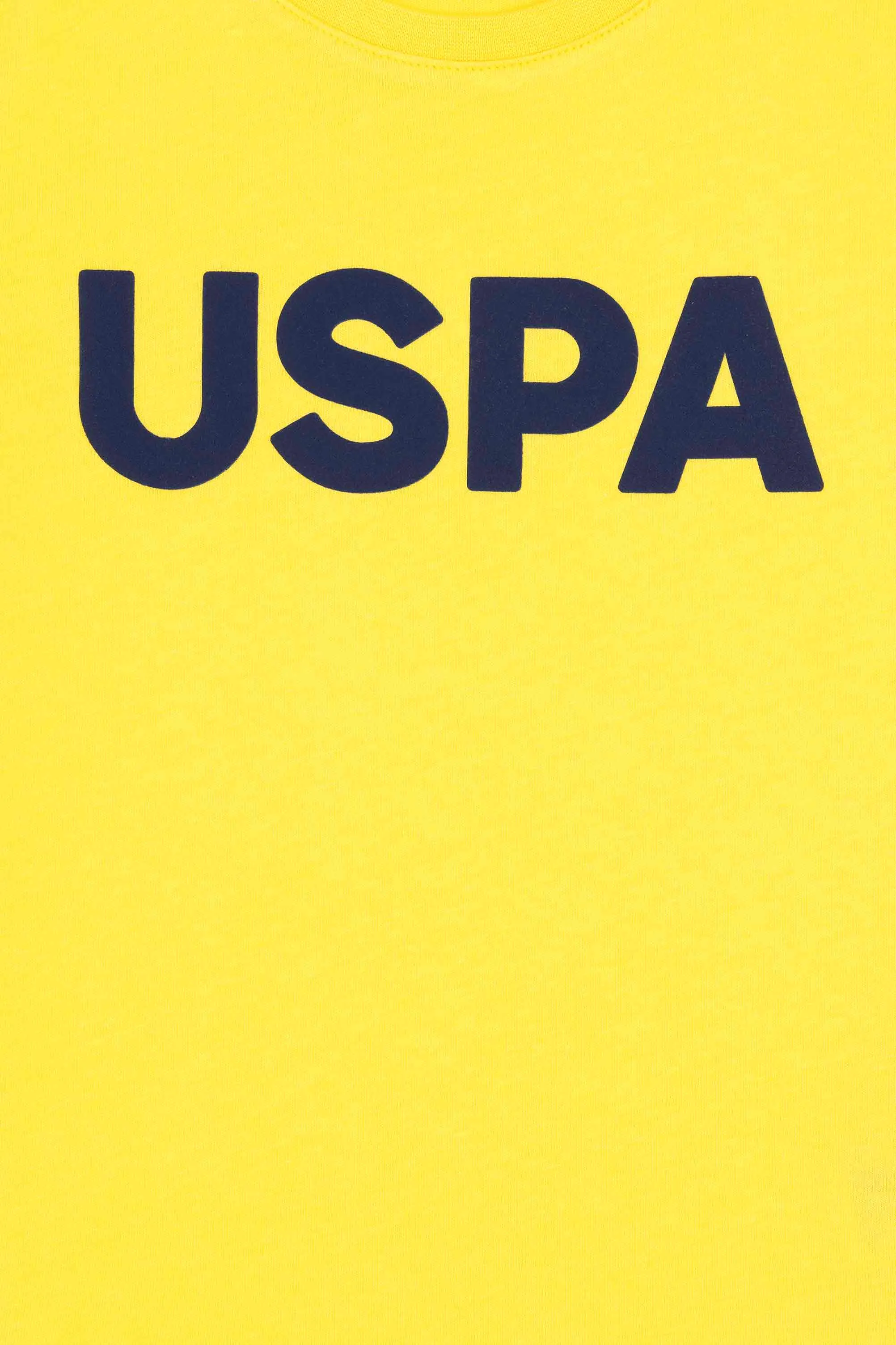 USPA Boys T-Shirt Round Neck Yellow VR044 USTSB043