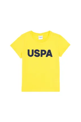 USPA Boys T-Shirt Round Neck Yellow VR044 USTSB043