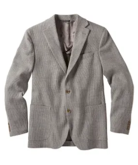 Wool Blend Melange Sport Coat