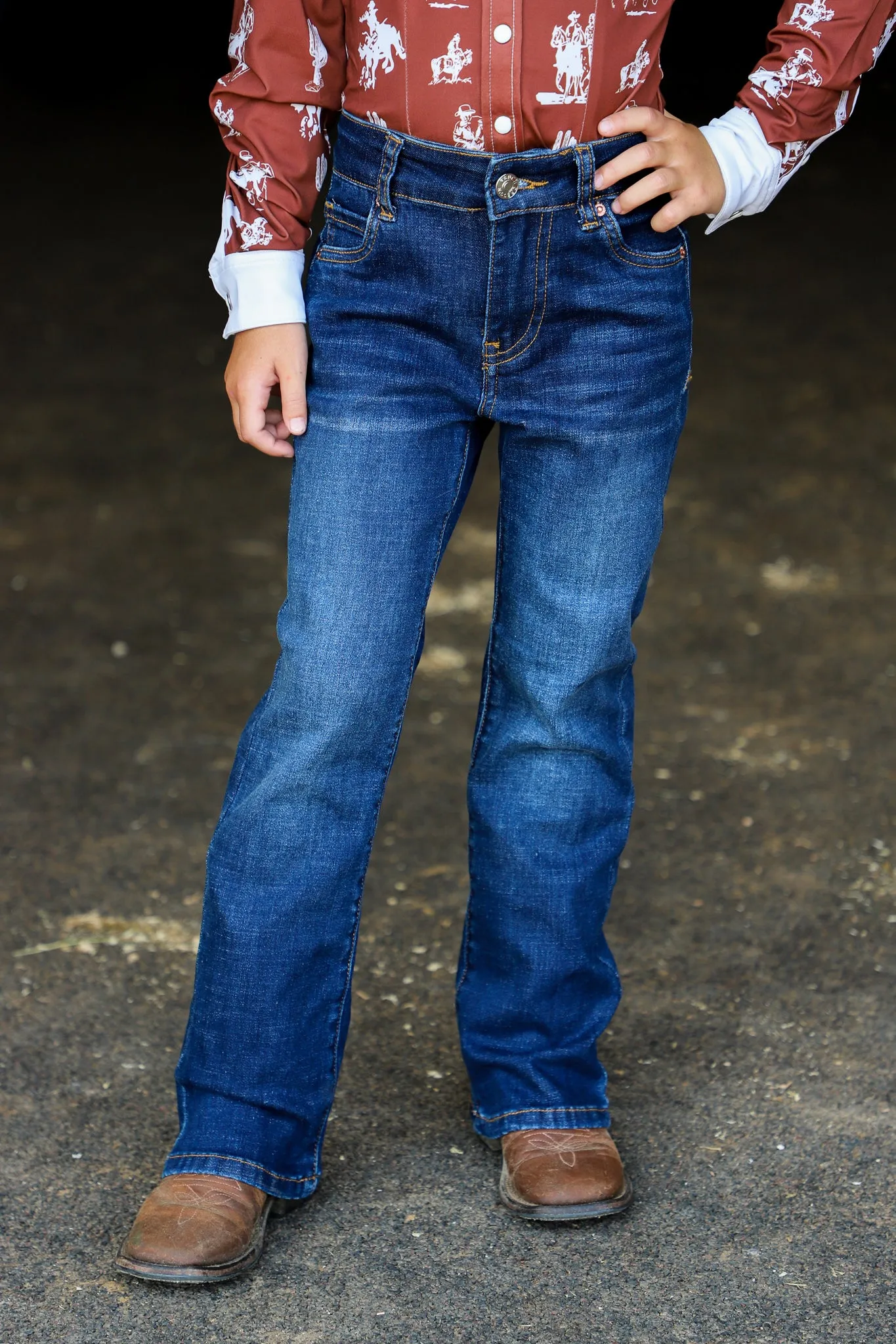 *YOUTH* HOWDY BOOTCUT DENIM JEANS